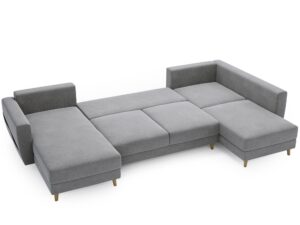 miniaturka Narożnik EVELIN Beżowy Skandynawski Styl