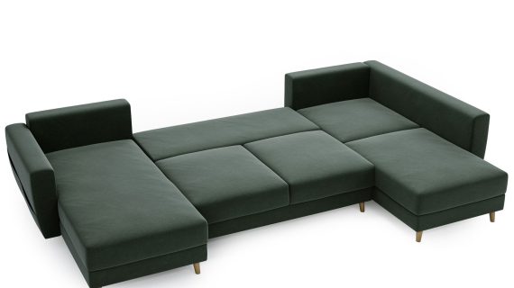 miniaturka Narożnik EVELIN Beżowy Skandynawski Styl