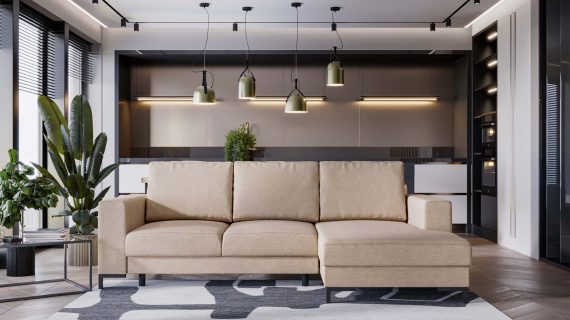 miniaturka Narożnik DILENSO Klasyczny z Funkcją Spania