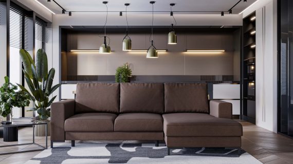 miniaturka Narożnik DILENSO Klasyczny z Funkcją Spania