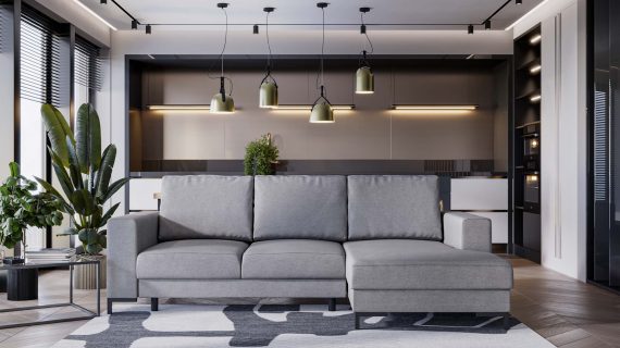 miniaturka Narożnik DILENSO Klasyczny z Funkcją Spania