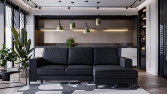 miniaturka Narożnik DILENSO Klasyczny z Funkcją Spania