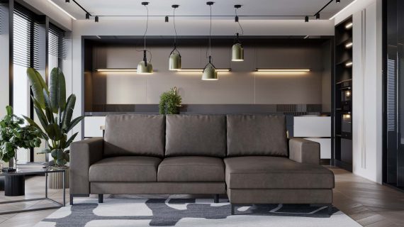 miniaturka Narożnik DILENSO Klasyczny z Funkcją Spania