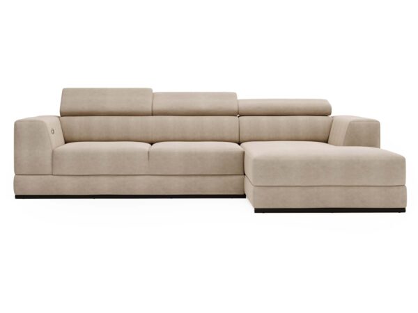 Narożnik piaskowy – spokojne barwy i kompaktowa forma