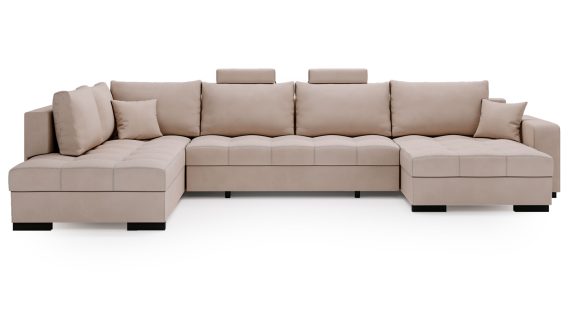 Narożnik VELINCIA Elegancki U-kształtny Przestronny