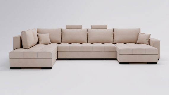 miniaturka Narożnik VELINCIA Elegancki U-kształtny Przestronny