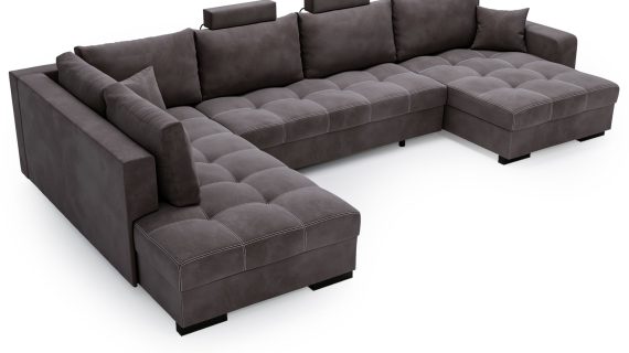 miniaturka Narożnik VELINCIA Elegancki U-kształtny Przestronny