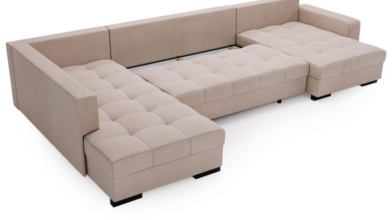 miniaturka Narożnik VELINCIA Elegancki U-kształtny Przestronny