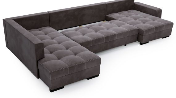 miniaturka Narożnik VELINCIA Elegancki U-kształtny Przestronny