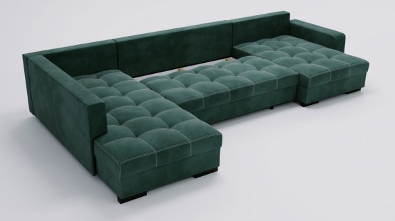 miniaturka Narożnik VELINCIA Elegancki U-kształtny Przestronny