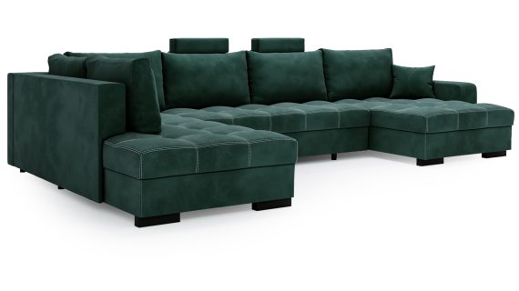 miniaturka Narożnik VELINCIA Elegancki U-kształtny Przestronny