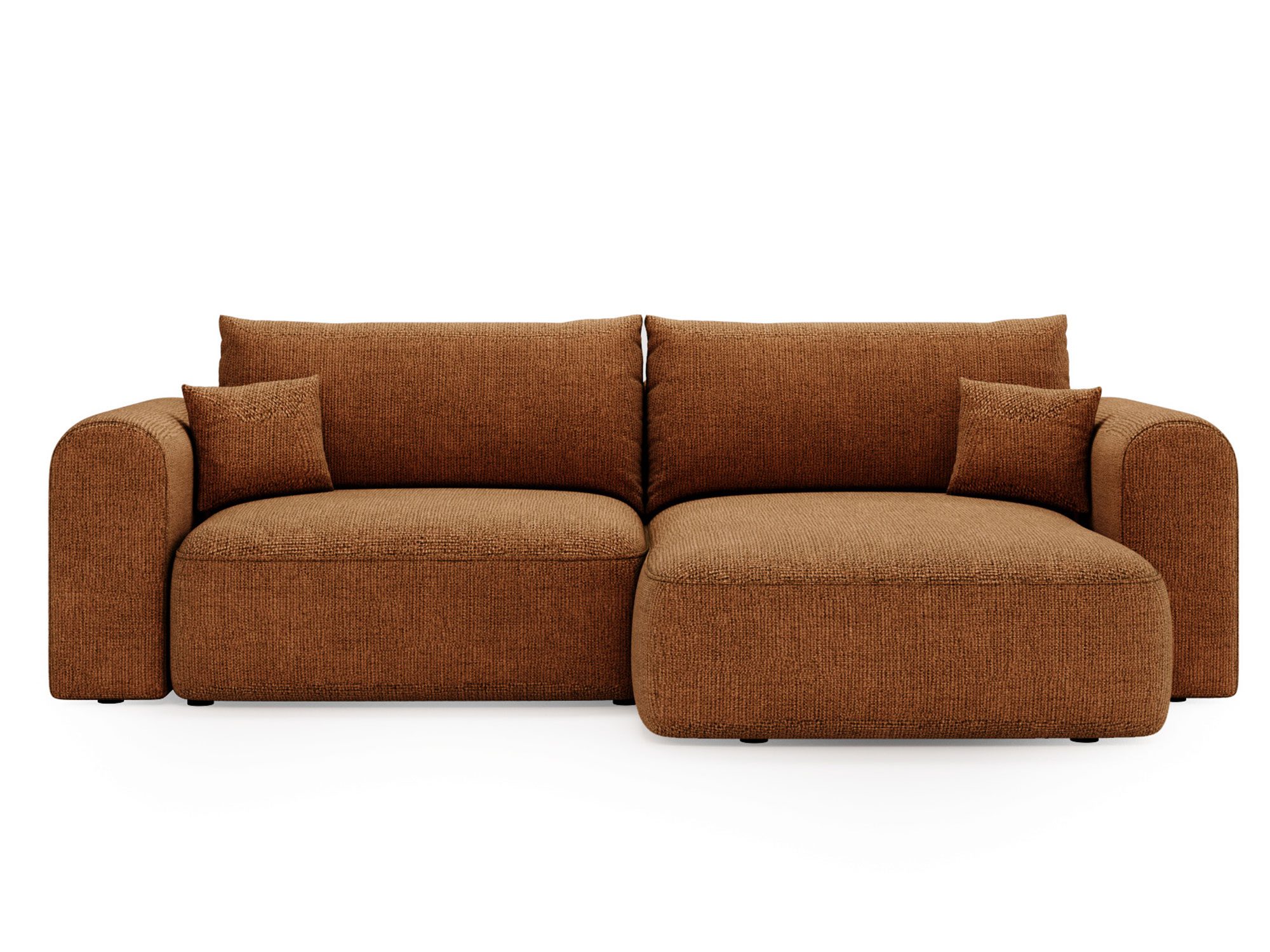 Musztardowa sofa z miękkim wykończeniem do eleganckich wnętrz Musztardowa sofa z miękkim wykończeniem do eleganckich wnętrz