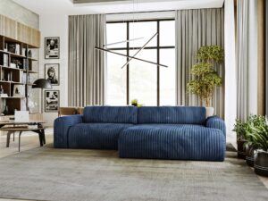 miniaturka Narożnik LUIZZI Beżowy z Zaokrąglonymi Bokami