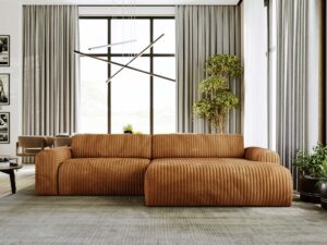 miniaturka Narożnik LUIZZI Beżowy z Zaokrąglonymi Bokami