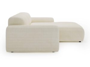 miniaturka Narożnik LUIZZI Beżowy z Zaokrąglonymi Bokami