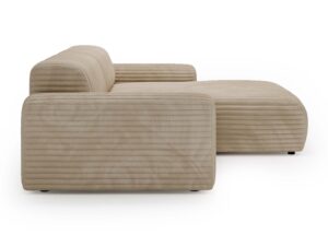 miniaturka Narożnik LUIZZI Beżowy z Zaokrąglonymi Bokami