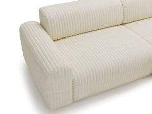 miniaturka Narożnik LUIZZI Beżowy z Zaokrąglonymi Bokami