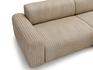 miniaturka Narożnik LUIZZI Beżowy z Zaokrąglonymi Bokami