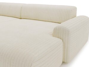 miniaturka Narożnik LUIZZI Beżowy z Zaokrąglonymi Bokami