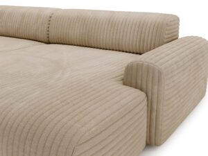 miniaturka Narożnik LUIZZI Beżowy z Zaokrąglonymi Bokami