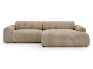 miniaturka Narożnik LUIZZI Beżowy z Zaokrąglonymi Bokami