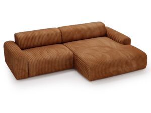 miniaturka Narożnik LUIZZI Beżowy z Zaokrąglonymi Bokami