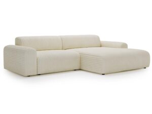 miniaturka Narożnik LUIZZI Beżowy z Zaokrąglonymi Bokami