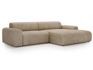 miniaturka Narożnik LUIZZI Beżowy z Zaokrąglonymi Bokami