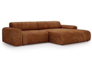 miniaturka Narożnik LUIZZI Beżowy z Zaokrąglonymi Bokami