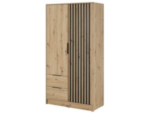 miniaturka Szafa DELY 105cm Dąb Grafit Szary Artisan Elegancja