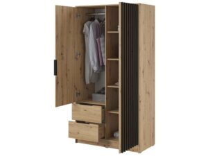 miniaturka Szafa DELY 105cm Dąb Grafit Szary Artisan Elegancja