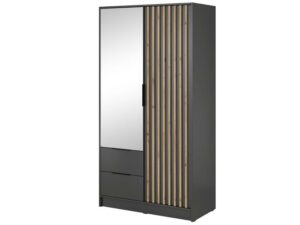 miniaturka Szafa DELY z Lustrem 105cm Styl Dąb i Grafit
