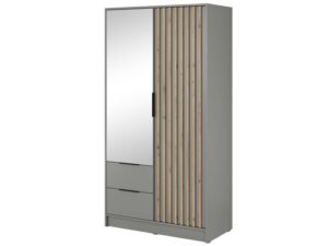 miniaturka Szafa DELY z Lustrem 105cm Styl Dąb i Grafit
