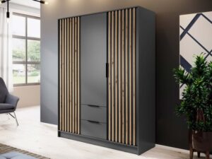 miniaturka Szafa DELY 3D 150cm Trzy Kolory Bez Lustra