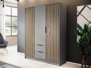 miniaturka Szafa DELY 3D 150cm Trzy Kolory Bez Lustra