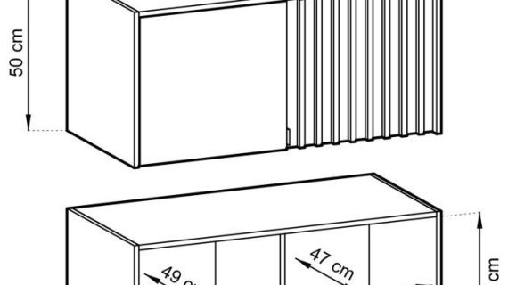 miniaturka Nadstawka DELY 2D 105cm Uzupełnienie do Szafy