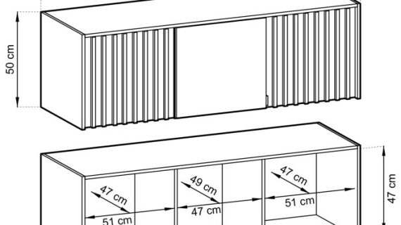 miniaturka Nadstawka DELY 3D 155cm Uzupełnienie do Szaf DELY