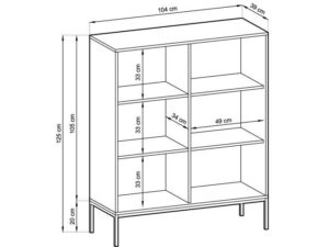 miniaturka Komoda Sivas Minimalistyczna Elegancja