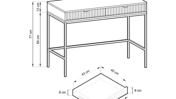 miniaturka Toaletka Sivas Glamour Design