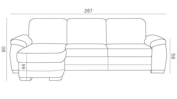 miniaturka Narożnik Mały Elegancki Lory 3