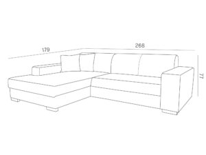 miniaturka Narożnik Modny Kształt L Kosmo