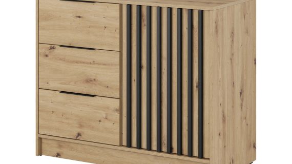 Komoda DELY 2D 105cm Praktyczność z Uchylnymi Drzwiami