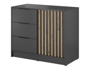 miniaturka Komoda DELY 2D 105cm Praktyczność z Uchylnymi Drzwiami