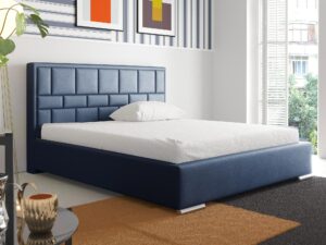 miniaturka Łóżko ATTICO Komfortowe z Prostym Zagłówkiem