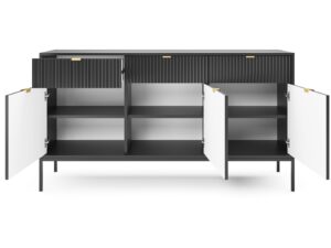 miniaturka Komoda Sivas 154cm ze Złotymi Detalami