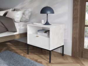 miniaturka Stolik Nocny Sivas Szarość, Czerń i Biel