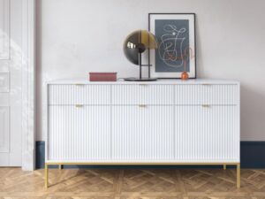 miniaturka Komoda Sivas 154cm ze Złotymi Detalami