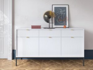 miniaturka Komoda Sivas 154cm ze Złotymi Detalami