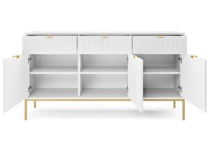 miniaturka Komoda Sivas 154cm ze Złotymi Detalami