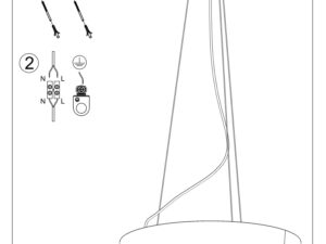 miniaturka Nowoczesny i Geometria Żyrandol SPARK SLIM 70